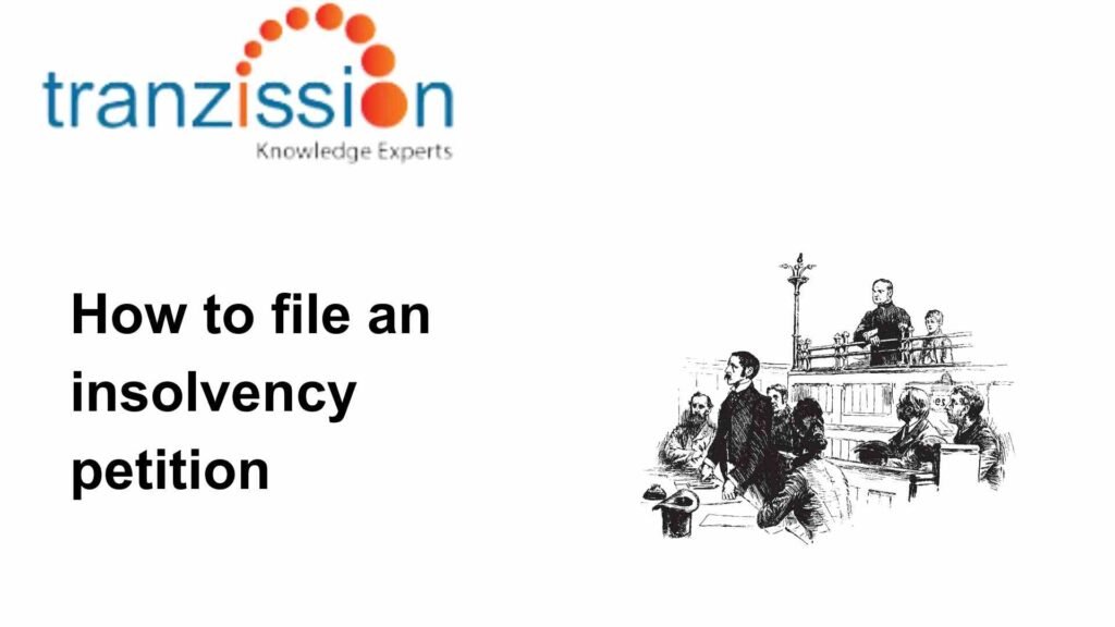 How to file an insolvency petition