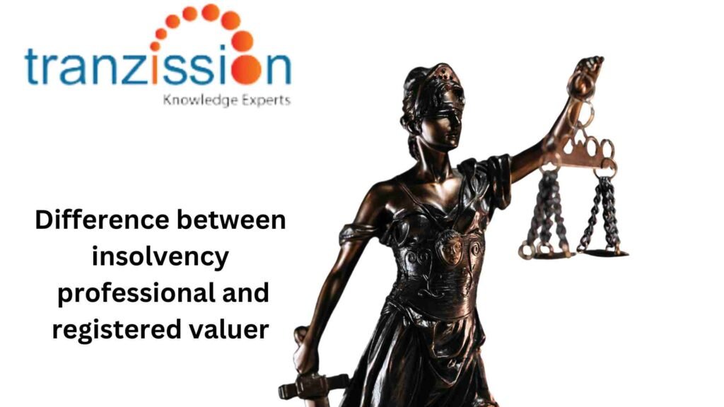 Difference between insolvency professional and registered valuer