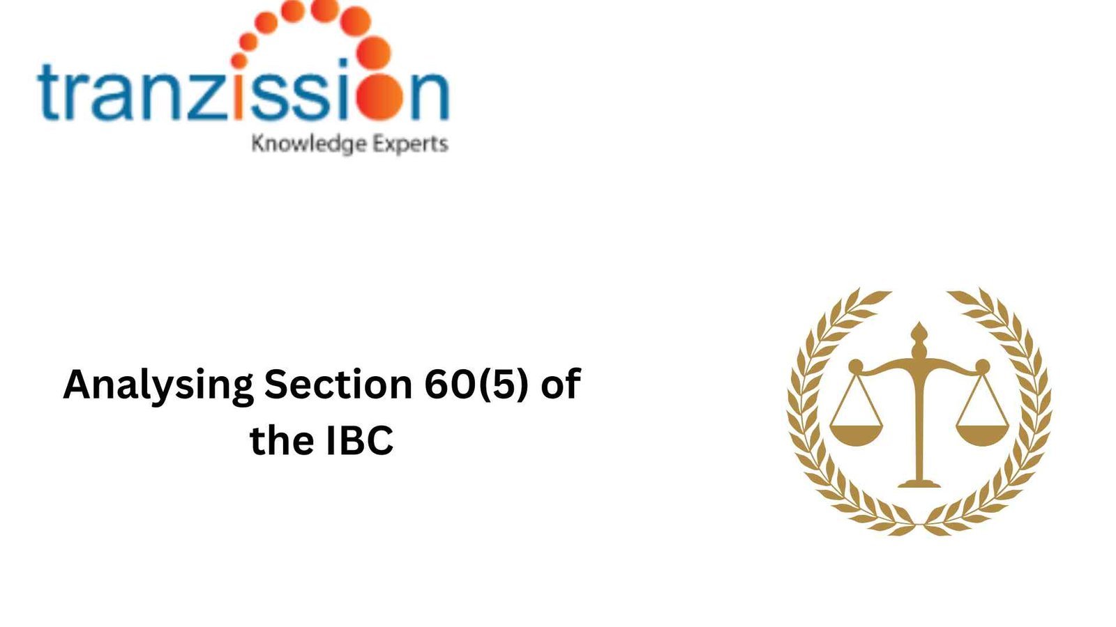 Section 60(5) of the IBC