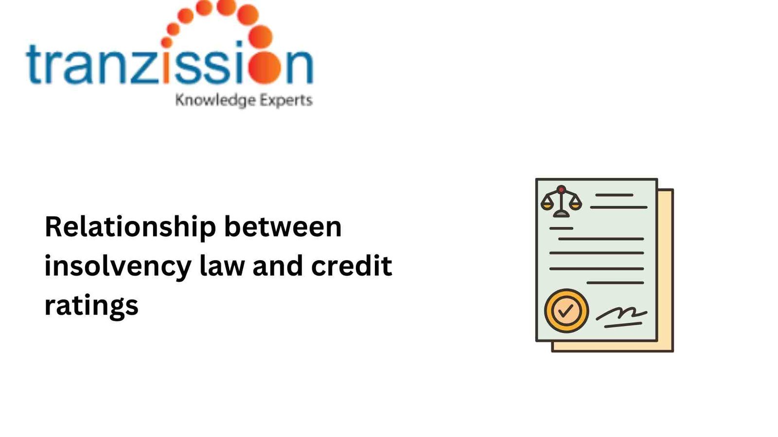 insolvency law and credit ratings