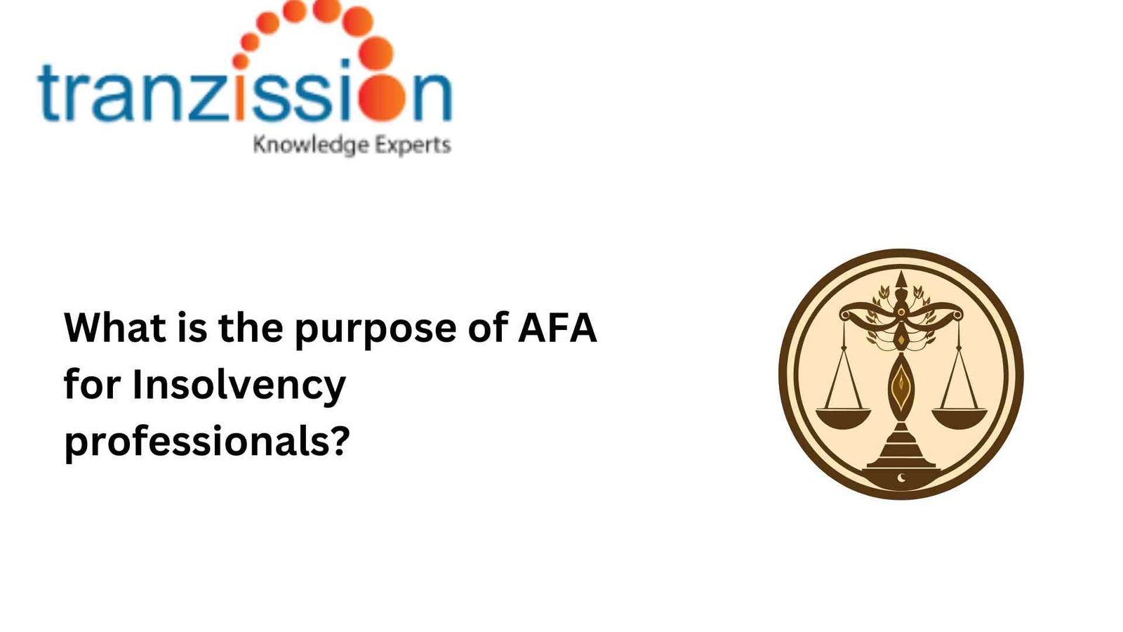 AFA for Insolvency professionals