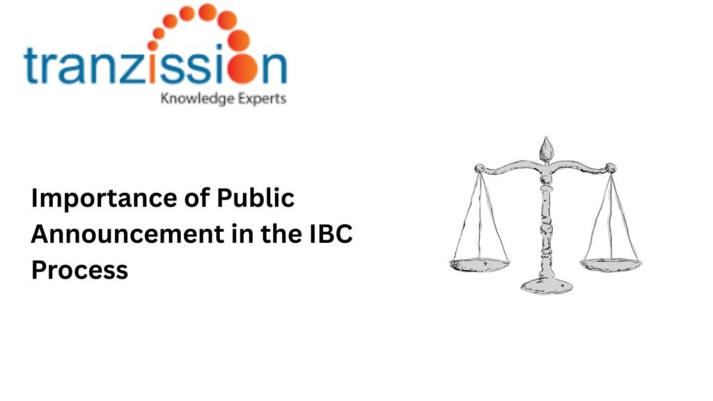 Importance of Public Announcement in the IBC Process