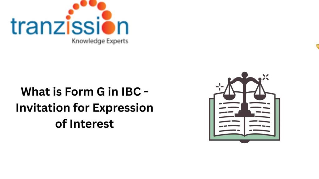 What is Form G in IBC - Invitation for Expression of Interest
