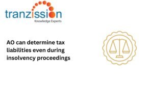 AO can determine tax liabilities even during insolvency proceedings