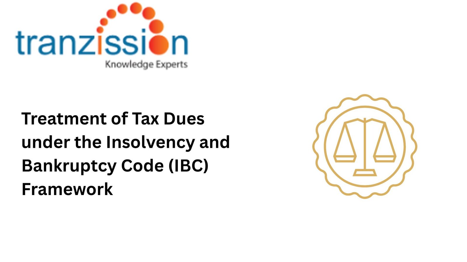 Tax Dues under the IBC