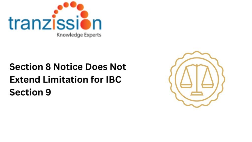 Limitation for IBC Section 9